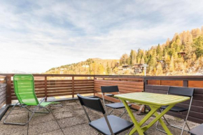 Studio with terrace view on Mont-Blanc